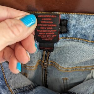 Earl embroidered crop jean.